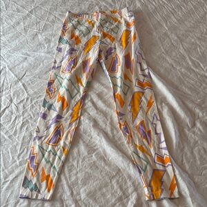 Cat & Jack Multicolor Geometric Leggings